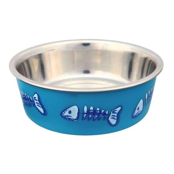 Trixie Edelstahlnapf mit Kunststoffmantel – Bild 3