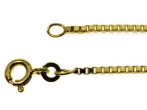Halskette Venezia 0,9mm - 55cm - 333 Gelbgold
