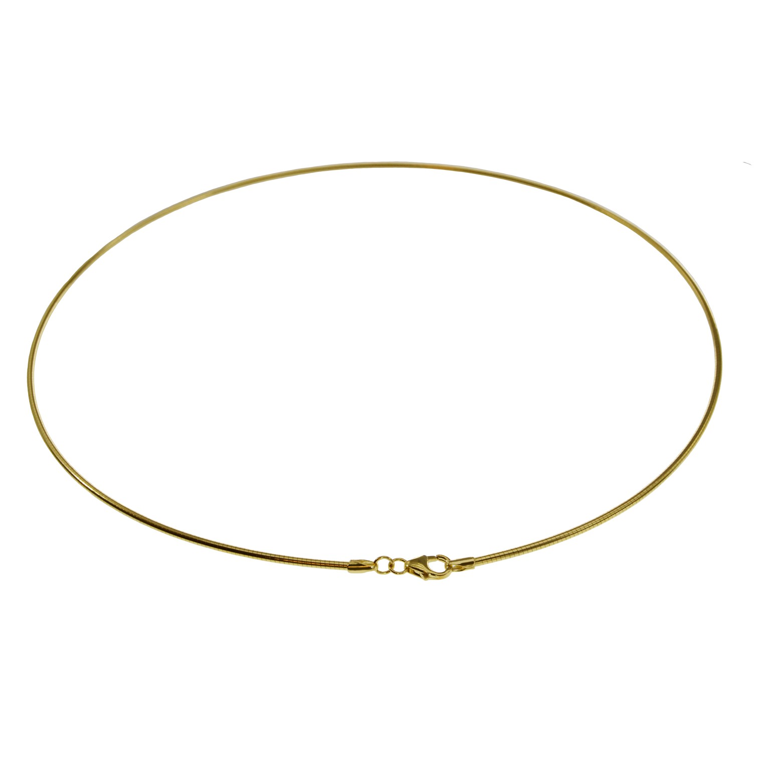 Halsreif Omega 1,2mm - 42cm - 333 Gelbgold – Bild 3