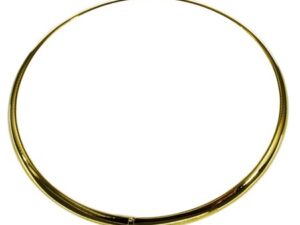 Halsreif Omega 6mm flach - 45cm 585 Gelbgold