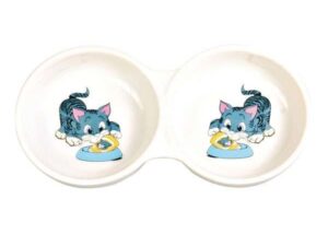 Trixie Keramik-Doppelnapf für Katzen