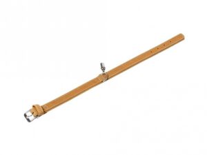 Karlie Halsband Buffalo aus Kalbsleder - Hellbraun - 65 cm/40 mm