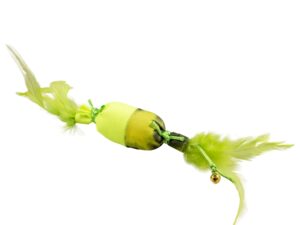 Duvoplus Cat Toy Flash Bonbon mit Federn - grün