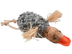 Duvoplus Cat Toy Kork Knister-Ente - grau