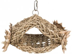 Trixie Vogelspielzeug Zelt aus Seegras