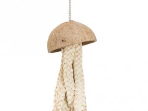 Trixie Naturspielzeug mit Kokosnuss + Bananenblättern