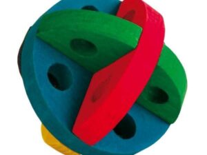 Trixie Spiel- und Snackball aus Holz - 7,5 cm