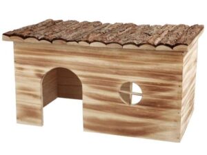 Trixie Holzhaus Grete, geflammt mit 2 Eingängen - Groß