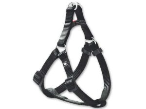 Karlie ASP Step&Go Geschirr - Schwarz - 25 mm, 72-110 cm