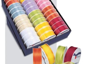 Rollen Marseille 2m x25mm, Farbig sortiert, 12 Stück