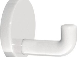 Einzelhaken 477.90.045 einfach A.65mm PA reinweiß 99 D.60mm HEWI