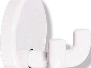 Doppelhaken 801.90.020 2 Hak.PA 99 reinweiß D.40mm A.31mm HEWI