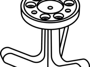 Dreifachhaken Ser.477 matt,elastisch 97 lichtgrau H.69mm D.51mm HEWI