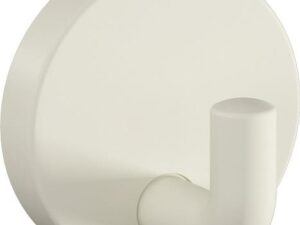 Einzelhaken 477.90B010 einfach A.45mm PA 99 reinweiß ma D.50mm HEWI