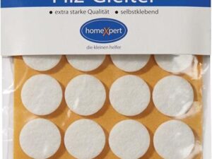 Filzgleiter 17mm Filz weiß selbstkl.16 St./SB-Karte