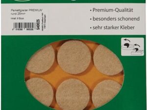 Parkettgleiter Premium 25mm Filz natur rd.selbstkl.