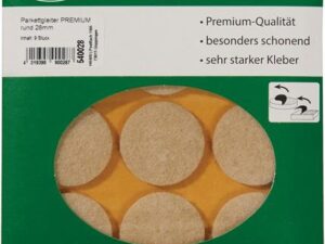 Parkettgleiter Premium 28mm Filz natur rd.selbstkl.