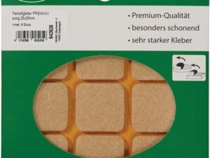 Parkettgleiter Premium 25 x 25mm Filz natur eck.selbstkl.
