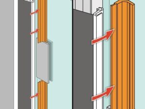 Montageprofil LG1 Glas L.1925mm BG silberf.PLANET