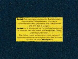 Antirutschmatte L500cm B25cm D8mm a.Granulat 1 Rl.DOLEZYCH