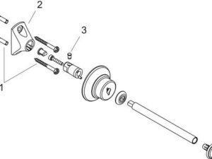 Reservepapierrollenhalter AXOR MONTREUX Wandmontage chrom