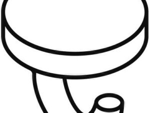 Hewi Haken SERIE 477 50mm, Rosette d= 50mm maigrün