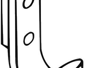 Hewi Garderobenhaken SERIE 477 72mm hoch sand