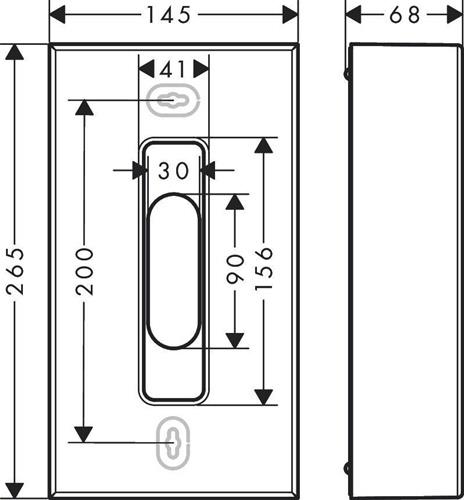Kosmetiktuchbox AXOR Universal Circular chrom