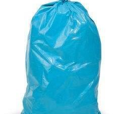 Müllsack Premium Inhalt 240l Maße 650+550x1350mm S.60µ PE blau f.Mülltonnen - VPE: 100