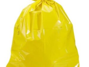 Müllsack Premium Inhalt 120l Maße 700x1100mm Stärke 45µ PE gelb TRANSPAK - VPE: 250
