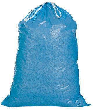 Müllsack m.Zugband Volumen 120l Maße 700x1000+50mm PE blau TRANSPAK - VPE: 250
