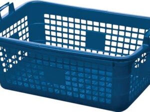 Korb L800xB535xH300mm 85 lPE blau LOCKWEILER