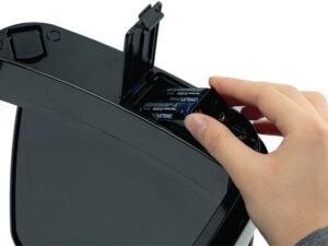 Abfallsammler NO TOUCH 21L 21l H570mm VA/Ku.metallic silber DURABLE