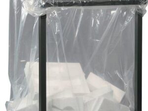 Abfallsammler H1230xB730xT695mm 1000l anthrazit-eisenglimmer,DB703 stationär