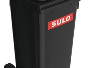 Müllgroßbehälter 120l HDPE anthrazitgrau fahrbar,n.EN 840 SULO