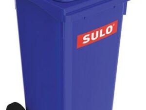 Müllgroßbehälter 120l HDPE blau fahrbar,n.EN 840 SULO