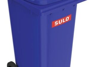 Müllgroßbehälter 240l HDPE blau fahrbar,n.EN 840 SULO