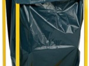 Kunststoffsack 400l LD-PE grau 100 µm B650/550xL1600mm 50St./Karton