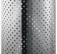 Schirmständer Ø244 mmxH495mm VA silber gel.HELIT