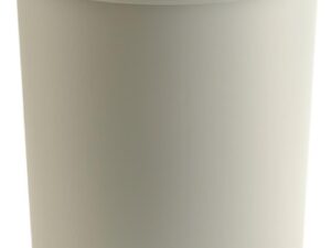 Papierkorb 45l H480xØ390mm m.Griffrand Ku.lichtgrau