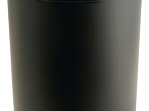 Papierkorb 45l H480xØ390mm m.Griffrand Ku.schwarz