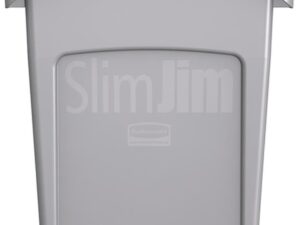 Wertstoffsammler 60l H635xB279xT558mm grau m.Lüftungskanälen RUBBERMAID