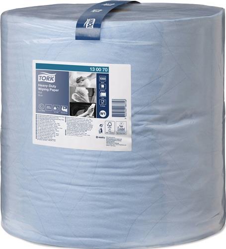 Putztuch TORK 130070 L340xB369ca.mm blau 2-lagig,geprägt Rl.TORK