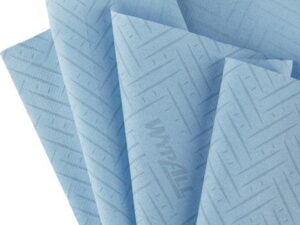 Putztuch WYPALL L10 7407 L380xB183ca.mm blau 1-lagig,perforiert,RCS 6RL/KT WYPAL - VPE: 6
