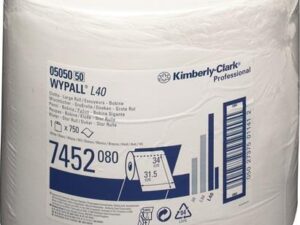 Wischtuch WYPALL L40 7452 L315xB310ca.mm weiß 1-lagig 750 Tü./Rl.WYPALL