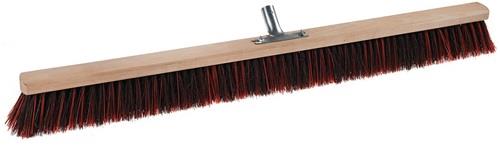 Besen Südharzer Bauernbesen Arenga/Elaston-Mix L.1000mm Metallstielhal.Flachholz