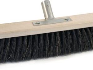 Besen Arenga L.400mm m.Metallstielhalter Flachholz
