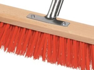 Besen Elaston L.500mm m.Metallstielhalter Flachholz