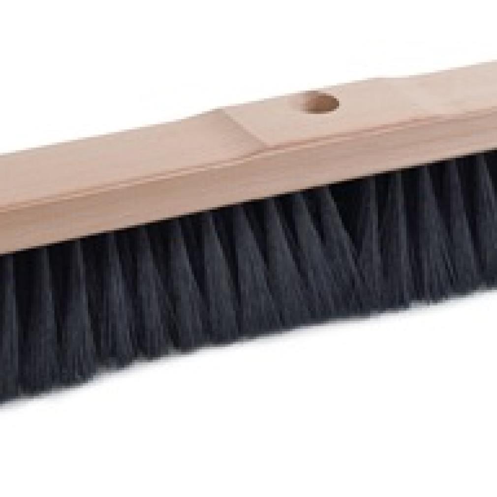 Saalbesen Qualitätsmischung L.600mm m.Stielloch Sattelholz