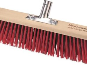 Besen Elaston L.600mm m.Metallstielhalter Flachholz Stielhalter-D.28mm